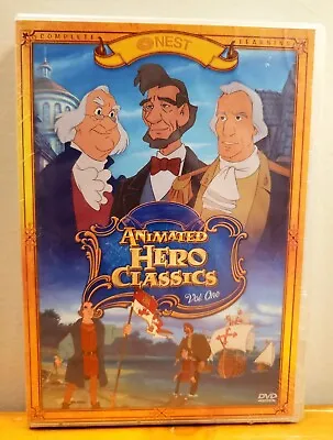 New Sealed NEST Animated Hero Classics DVDs VOLUME 1 Educational Cartoons 6-DVDs • $36.99