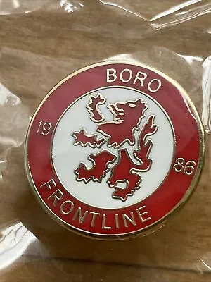 Middlesbrough Fc Badge Football Hooligan Frontline • £3.49