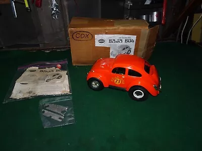 VINTAGE COX BAJA BUG 71 VW GAS ENGINE COX .049 ENGINE Tether Control Line • $299.99