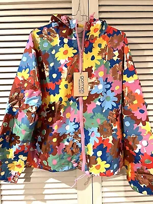 New! Pretty GORMAN “Fleuriste” Raincoat Coat Jacket * Size 14 • $75