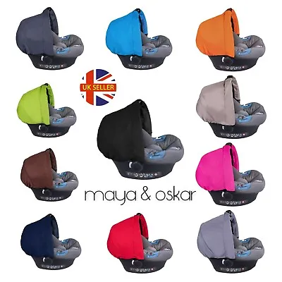Universal Baby Car Seat Sun Canopy Shade Shield Wind Cover Waterproof Hood • £11.85