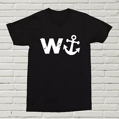 £11.99 • Buy W Anchor T-Shirt Funny Offensive Present Gift Birthday Christmas Alt Punny Rude
