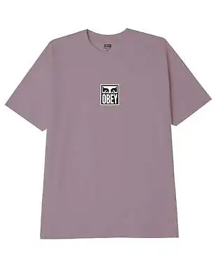 £41.50 • Buy Obey Clothing Men's Eyes Icon 3 Tee - Lilac Chalk