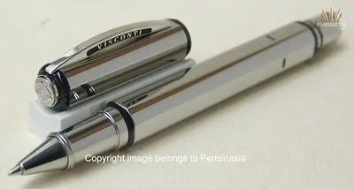 Visconti Metropolis Sterling Silver Roller Ball Pen Superb And Attractive Design • $683