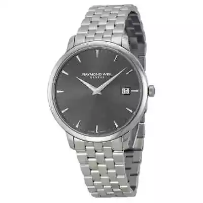 Raymond Weil Toccata Grey Dial Steel Bracelet Men's 42 Mm Watch 5588-ST-60001 • $285.28