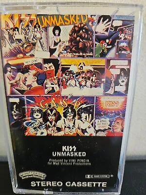 KISS Unmasked 1980 CASSETTE TAPE PAUL STANLEY GENE SIMMONS HARD ROCK • $29.99