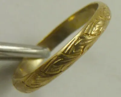 Baby Ring 10K Yellow Gold Vintage  For Boy Or Girl  RR Maker • $59