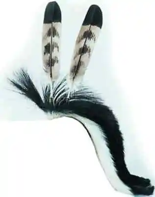 Horsehair Roach Kit Tribal Pow Wow Regalia Pow Wow Rendezvous Craft Kit • $64.99