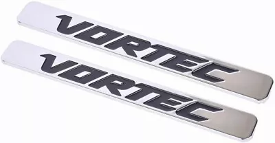 2X Vortec Emblems For  Silverado Gm Truck 6.0 Liter 1500 2500HD Badge • $12.99
