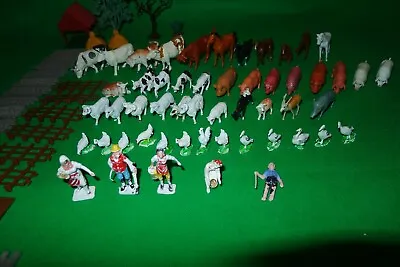 Vintage Farm Animals Farmyard England Hong Kong Farmer Milk Maid Sheep Horse Pig • £19.99