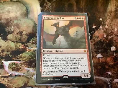 MTG - Magic The Gathering Card Scourge Of Valkas - Commander 2017 • $4.20