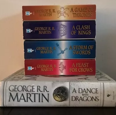 A Song Of Ice And Fire/mixed George R.R. Martin (4) Pb (1) Hc Game Of Thrones • $29.50