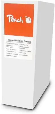 £28.32 • Buy Peach Thermal Binder Covers, White, For 40 Sheets A4, 80 Gsm, 100-pack -