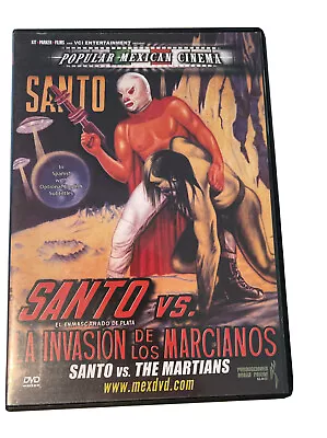 $22.50 • Buy Santo Vs La Invasion De Los Marcianos DVD 1967 Martians Popular Mexican Cinema