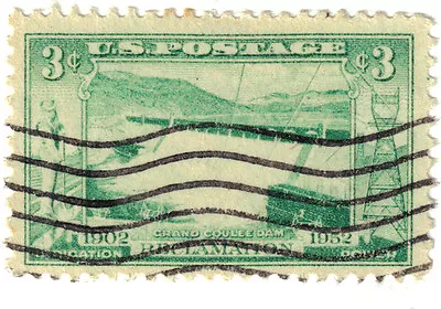 $1 • Buy (USA328) 1952 3c Green Grand Coulee Dam Ow1006