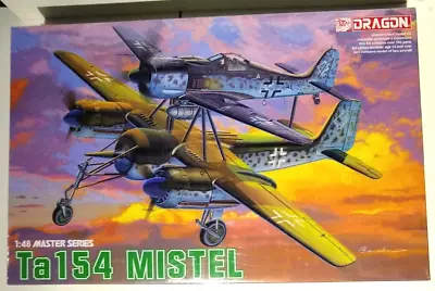 Dragon 1:48 Focke Wulf-190  Ta154 Mistel  Master Series Double Decker Sealed • $125.55