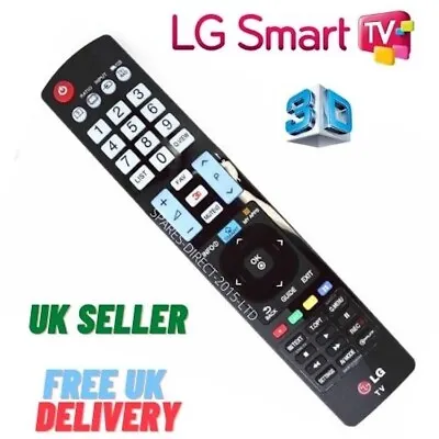 New Genuine Original LG 3D LED TV Remote Control UNIVERSAL TO ALL LG TVS • £12.99