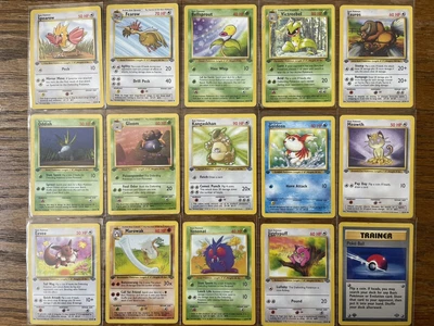 $13.50 • Buy LOT 15 Pokemon Cards 1ST EDITION Jungle Set Victreebel Kangaskhan Tauros Fearow