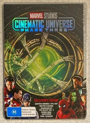 Marvel Studios : Cinematic Universe Phase 3 : Part 1 (DVD 2020 5-Disc Set) NEW • £12.40
