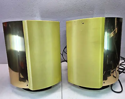 BANG & OLUFSEN B&O BEOLAB 4000 MK1 SPEAKERS - Gold - VIDEO DEMO! 🎥📺✅ • $419.99