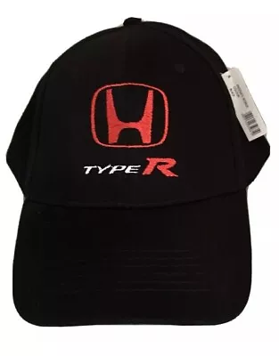 Honda Logo Adults Black Baseball Cap Hat One Size Fits All Brand New • £12.99