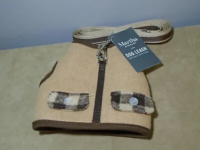 Martha Stewart Dog Vest Harness & Leash “xs” New (mf377) • $18.99