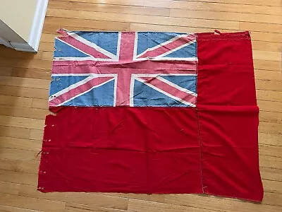 WW1 British Merchant Marine Flag (worn) • $20