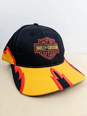 Vintage Harley Davidson Motorcycle Biker Trucker Hat Snapback Dad Cap • $31