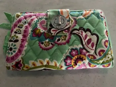 VERA BRADLEY Turnlock Wallet  TUTTI FRUTTI NWOT • $14.99