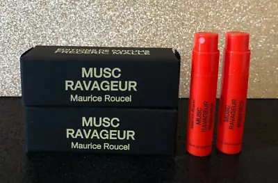 Set Of 2 Pcs Frederic Malle Parfum ~ Musc Ravageur ~ 1.2 Ml /ea X 2 Pc  NEW • $21.99