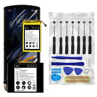 Grade A+ 1345mAh Main +1365mAh Sub Battery Tool F Motorola Razr 4G (2019) XT2000 • $48.22