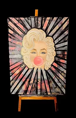 Local Artist Hand Painted Acrylic Marilyn Monroe Painting • $2000