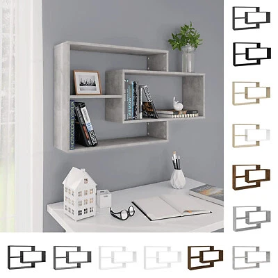 £29.99 • Buy Wall Shelves Chipboard Floating Display Unit Bookshelf Multi Colours VidaXL