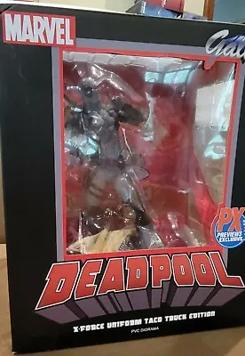 SDCC 2019 MARVEL GALLERY X-FORCE DEADPOOL Statue By Diamond Select Toys  • $34.99