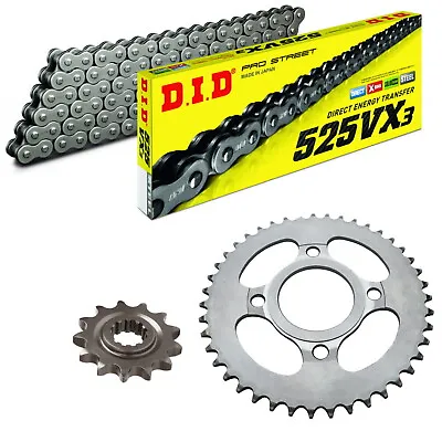 Kawasaki ZX-10R Ninja KRT ABS 2019 DID 525 VX3 HD X-Ring Chain & Sprocket Kit • £94.99