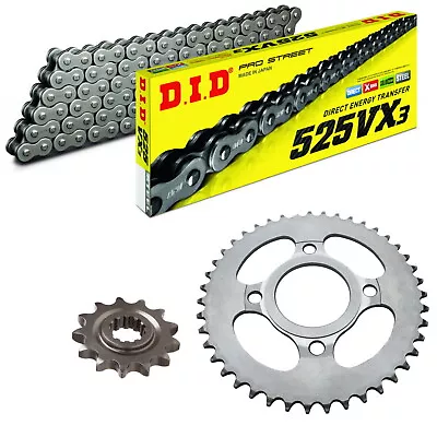 Kawasaki ZX-10R ZX1000 Ninja KRT ABS 2016 DID 525 VX3 HD X-Ring Chain & Sprocket • £94.99