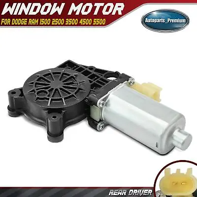 Rear Left Power Window Motor W/ 2-Pins For Dodge Ram 1500 2500 3500 4500 5500 • $41.99