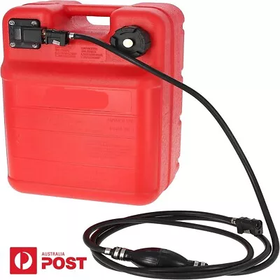 24L Boat Outboard Fuel Tank With Fuel Line Hose For Yamaha Outboard Motor AU • $108.89