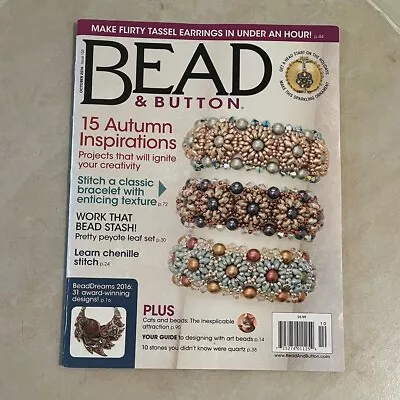 Bead And Button Magazine October 2016 Issue 135 • $5