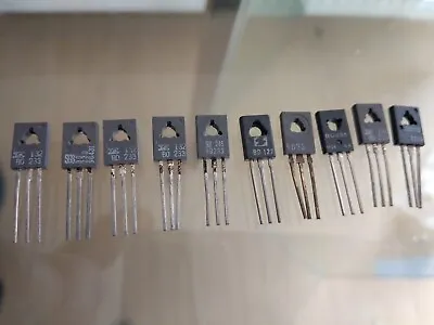 10x BD 233 Bipolar Transistor NPN 45V 2A 25W TO-126 No China Only Brand K7 • $10.64