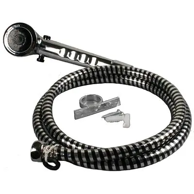 Chrome RV Mobile Home Motor Vehicle Hand-Held Shower Set With 60  Vinyl Hose • $19.99