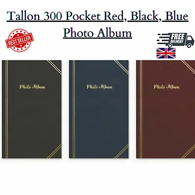 £9.49 • Buy Tallon Photo Albums 300 Pocket  6  X 4  Slip In Album Gift Holds 300 Photos