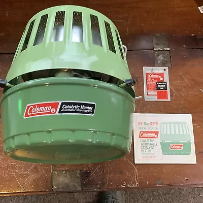 1972 Coleman Catalytic Heater 3000-5000 Unused In Box W/papers Model 513a708 • $95