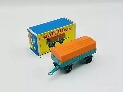 Matchbox Lesney 2d Mercedes Truck Trailer Original & Boxed • £1.70