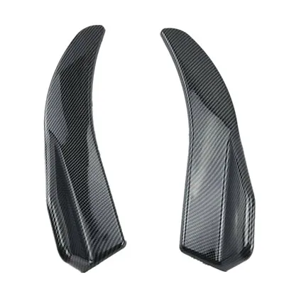 Carbon Fiber Style Diffuser Spoiler Car Rear Bumper Lip Side Skirt Extension 2Pc • $27.80