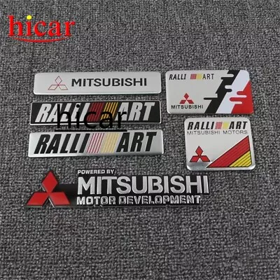 1Car Emblem Badge Decal Sticker RALLIART Racing Motorsport For MITSUBISHI LANCER • $13.77