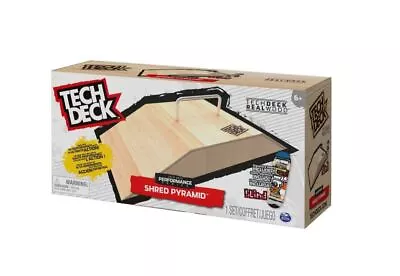 Tech Deck - Wooden Shred Pyramid Ramp - Si6063827 From Tates Toyworld • $57