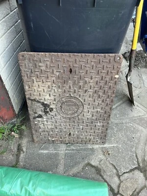 £110 • Buy Cast Iron Drain Cover 526mm X 675mm More Sizes Available FREE P&P
