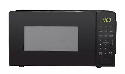 Mainstays 1.1 Cu Ft Countertop Microwave Oven 1000 Watts Black 10 Power Levels • $75.99