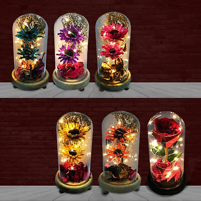 Mothers Day Gifts LED Light Flowers Rose Gran Nanny Nana Granny Birthday Present • £9.99